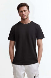 Black Pique Tee TS-CNPK24-070